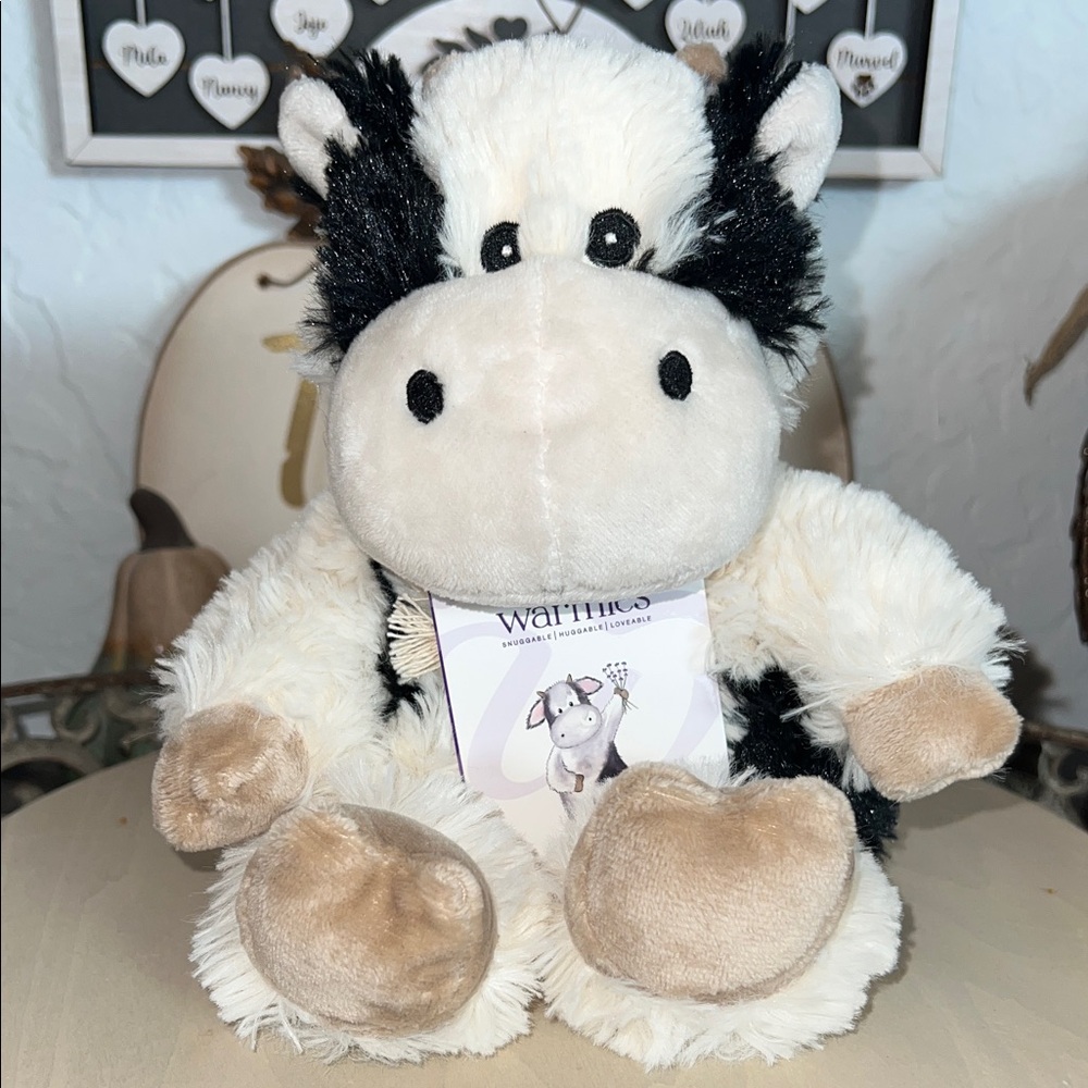 🐮Warmies Black and White Cow 🐄 Warmies Junior